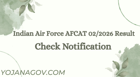 Indian Air Force AFCAT 02/2026 Result Out, Check 379 Posts Details